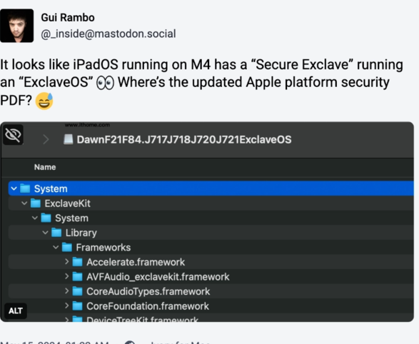 苹果 iPhone 16 全系标配 Secure Exclave