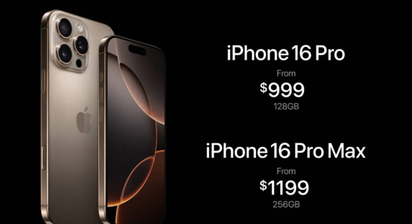 iPhone 16 Pro 系列屏幕更大，搭载 A18 Pro 芯片、相机控制按键支持录制 4K120 FPS 视频
