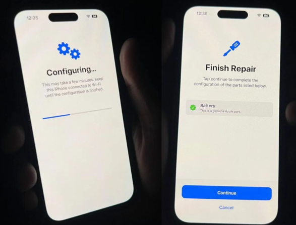 iOS 18 将上线“维修助手”，用于配置苹果正品 iPhone 替换零件