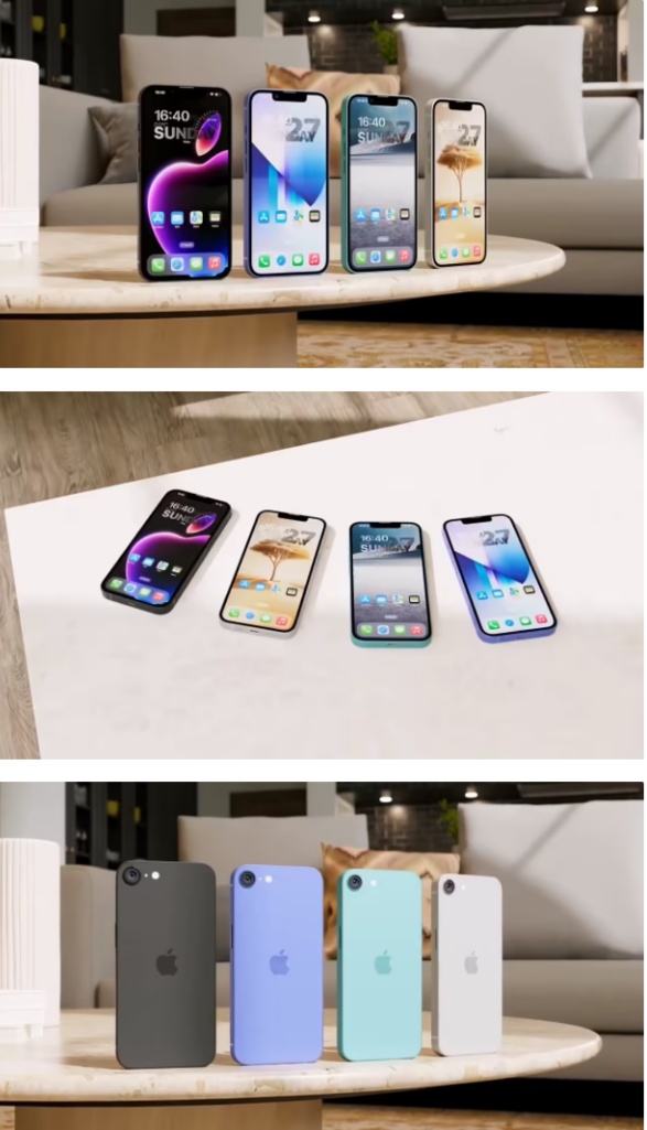 苹果 iPhone SE 4 和 iPhone 17 Slim 渲染视频曝光