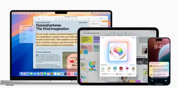 苹果 iOS 18.3 默认启用 Apple Intelligence 功能，用户可手动关闭