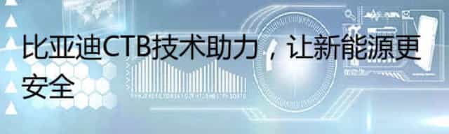 比亚迪CTB技术助力,让新能源更安全