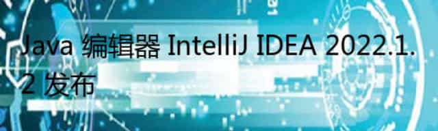 Java 编辑器 IntelliJ IDEA 2022.1.2 发布