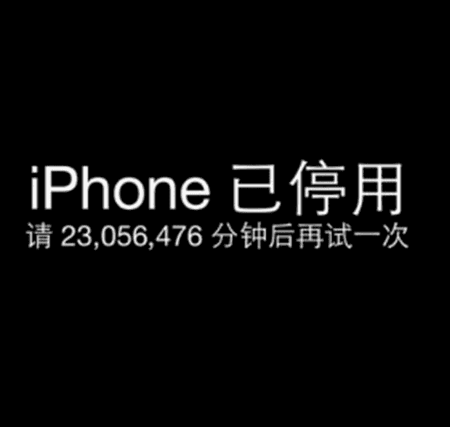 iphone已停用是什么意思,手机iphone已停用如何解锁