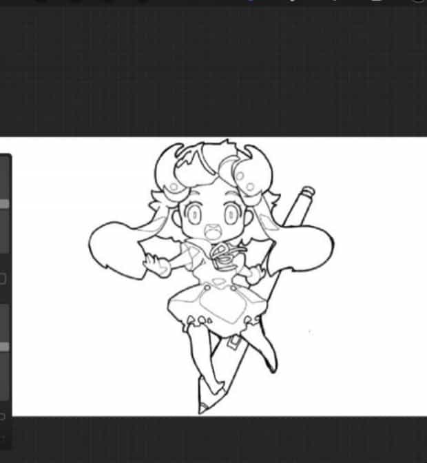 procreate怎么实现一键填色