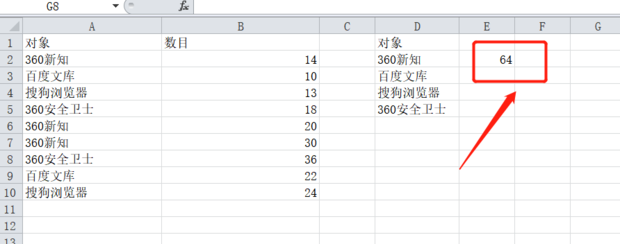 如何在excel中合并同类项数据并求和
