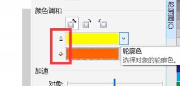 CDR怎样给文字添加轮廓