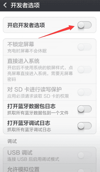 手机开发者模式怎样关闭
