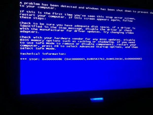 0x0000008e蓝屏代码含义以及解决方法