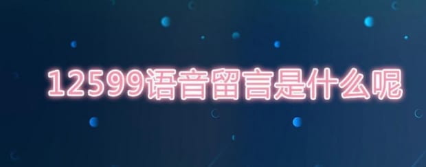 12599是什么号 12599是什么号