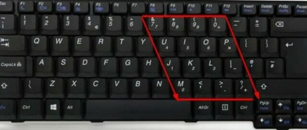 键盘右边的数字键用不了怎么办